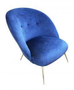 Ico Parisi Pair of Italian Mid Century Armchairs in the Style of Ico Parisi - 1537007