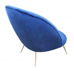 Ico Parisi Pair of Italian Mid Century Armchairs in the Style of Ico Parisi - 1537009