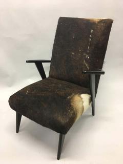 Ico Parisi Pair of Italian Mid Century Modern Lounge Chairs Attributed to Ico Parisi - 1811278