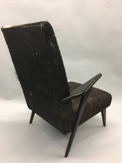 Ico Parisi Pair of Italian Mid Century Modern Lounge Chairs Attributed to Ico Parisi - 1811280