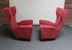 Ico Parisi Pair of Italian Modernist Wingback Lounge Chairs by Ico Parisi - 2665718