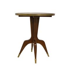 Ico Parisi Pair of Italian Sculptural End Tables with Rosewood Tops 1950s - 3942944