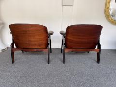 Ico Parisi Pair of Wood Armchairs by Ico Parisi for MIM Roma Italy 1960s - 2735534