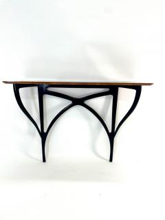 Ico Parisi Rare Ico Parisi Wall Mounted Console Table Artecasa Italy Circa 1955 - 3536696