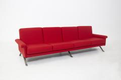 Ico Parisi Rare Italian Red Sofa by Ico Parisi for Cassina Mod 875 Published - 2201058