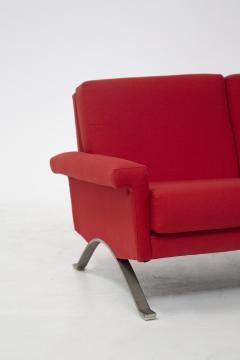 Ico Parisi Rare Italian Red Sofa by Ico Parisi for Cassina Mod 875 Published - 2201059