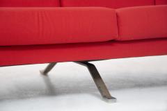 Ico Parisi Rare Italian Red Sofa by Ico Parisi for Cassina Mod 875 Published - 2201064