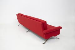 Ico Parisi Rare Italian Red Sofa by Ico Parisi for Cassina Mod 875 Published - 2201066