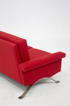 Ico Parisi Rare Italian Red Sofa by Ico Parisi for Cassina Mod 875 Published - 2201072