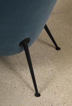 Ico Parisi Rare Pair of 813 Uovo Lounge Chairs by Ico Parisi - 4254436