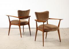 Ico Parisi Rare Pair of Poltroncina da the Armchairs by Ico Parisi - 4481552