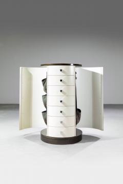 Ico Parisi Rare Round Chest Of Drawers From The 540 Series - 4477932