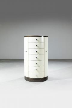 Ico Parisi Rare Round Chest Of Drawers From The 540 Series - 4477934