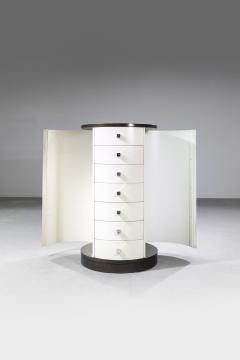 Ico Parisi Rare Round Chest Of Drawers From The 540 Series - 4477936