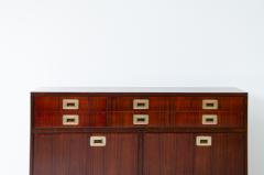 Ico Parisi Rare cabinet with two compartments closed by doors and six drawers in rosewood - 2540160