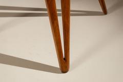 Ico Parisi Round Dining Room Table in Walnut attr to Ico Parisi Italy 1950s - 4570568