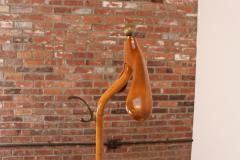 Ico Parisi Sculptural Italian Modernist Beech and Brass Valet by Fratelli Reguitti - 4610965
