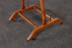Ico Parisi Sculptural Italian Modernist Beech and Brass Valet by Fratelli Reguitti - 4610968