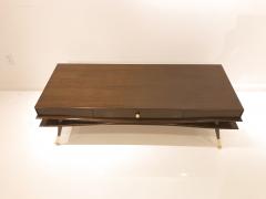 Ico Parisi Sculptural Mahogany Coffee Table After Ico Parisi - 2379230