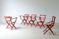 Ico Parisi Set of 6 armchairs and 3 chairs Mod 152 - 3891534