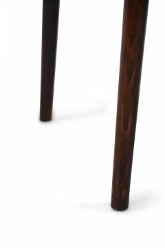 Ico Parisi Set of 8 Ico Parisi Mahogany Frame and Yellow Alligator Upholstered Dining Sid - 2787200