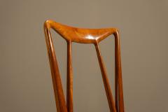 Ico Parisi Set of Six Dining Room Chairs attr to Ico Parisi Italy 1950s - 4570575