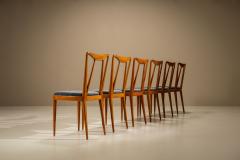 Ico Parisi Set of Six Dining Room Chairs attr to Ico Parisi Italy 1950s - 4570578