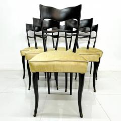 Ico Parisi Set of Six Italian Dining Chairs Design Attributed to Ico Parisi - 1921504