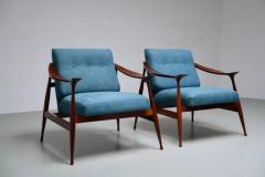 Ico Parisi Set of two Lounge Chairs by Ico Parisi for Fratelli Reguitti Italy 1959 - 3405817