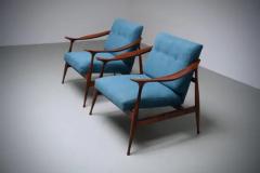 Ico Parisi Set of two Lounge Chairs by Ico Parisi for Fratelli Reguitti Italy 1959 - 3405818