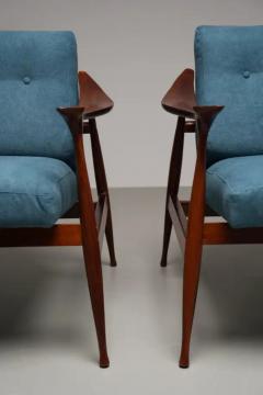 Ico Parisi Set of two Lounge Chairs by Ico Parisi for Fratelli Reguitti Italy 1959 - 3405837