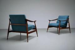 Ico Parisi Set of two Lounge Chairs by Ico Parisi for Fratelli Reguitti Italy 1959 - 3405889