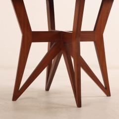 Ico Parisi Stunning Italian mahogany center table in the manner of Ico Parisi C 1950  - 3790768