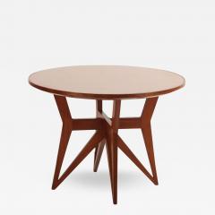 Ico Parisi Stunning Italian mahogany center table in the manner of Ico Parisi C 1950  - 3794426