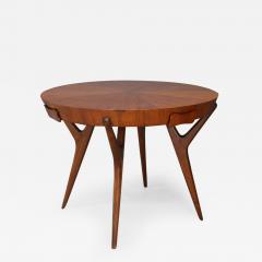 Ico Parisi Table Midcentury attribuite Ico Parisi in mahogany and veneer with drawers 1950 - 1084662