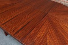Ico Parisi Vintage Italian Round Extendable Dining Table in Rosewood by Ico Parisi for MIM - 4242824