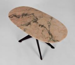 Ico Parisi Wood and Marble Coffee Table by Ico Parisi for Fratelli Rizzi Italy c 1950 - 2628596