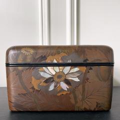 Ida Nobuaki Modern Japanese Maki e and Inlayed Lacquer Box by Ida Nobuaki - 2623097