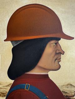 Ignacio Gomez Hispanic Illustrator Parody Portrait Piero della Francesca Renaissance - 4011888