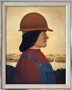 Ignacio Gomez Hispanic Illustrator Parody Portrait Piero della Francesca Renaissance - 4011890