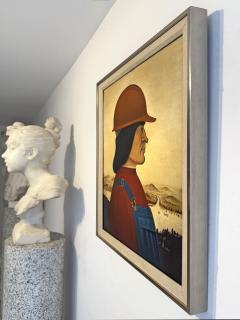 Ignacio Gomez Hispanic Illustrator Parody Portrait Piero della Francesca Renaissance - 4011891