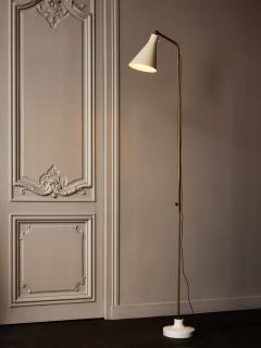 Ignazio Gardella Adjustable Floor Lamp in Marble and Metal by Ignazio Gardella - 4693348