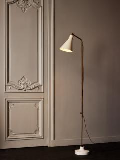 Ignazio Gardella Adjustable Floor Lamp in Marble and Metal by Ignazio Gardella - 4693352