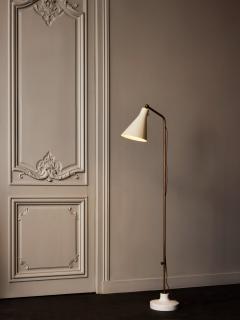 Ignazio Gardella Adjustable Floor Lamp in Marble and Metal by Ignazio Gardella - 4693353