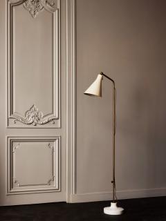 Ignazio Gardella Adjustable Floor Lamp in Marble and Metal by Ignazio Gardella - 4693362