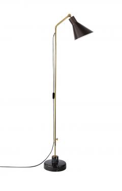 Ignazio Gardella Ignazio Gardella Alzabile Floor Lamp in Brass and Black Marble - 964940