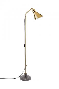 Ignazio Gardella Ignazio Gardella Alzabile Floor Lamp in Brass and Black Marble - 964941