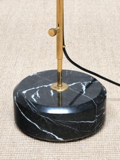 Ignazio Gardella Ignazio Gardella LT3 Floor Lamp in Brass and Marble Azucena Italy 1950s - 4350848
