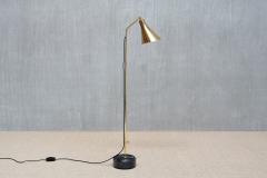 Ignazio Gardella Ignazio Gardella LT3 Floor Lamp in Brass and Marble Azucena Italy 1950s - 4350853