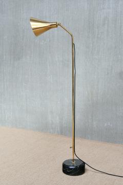Ignazio Gardella Ignazio Gardella LT3 Floor Lamp in Brass and Marble Azucena Italy 1950s - 4350858